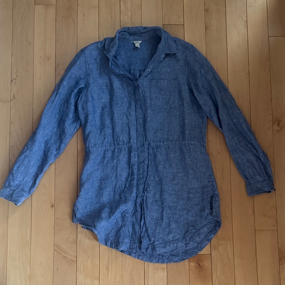 L.L. Bean Chambray Blue Shirt